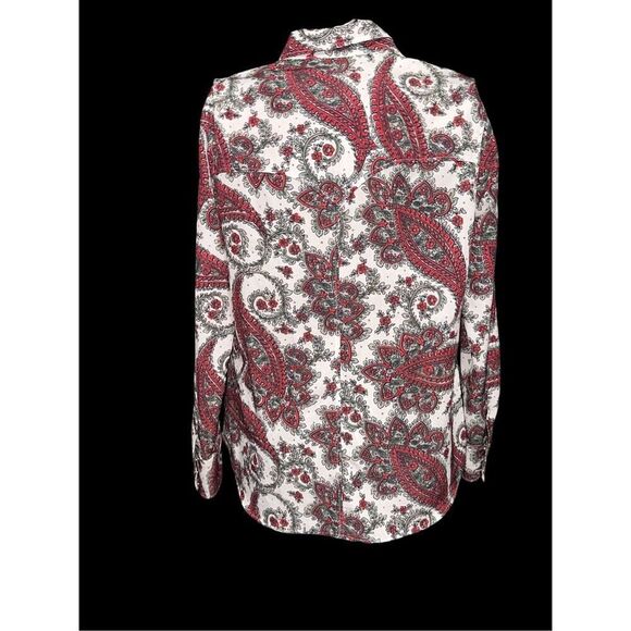 NEW WITH TAGS Isabel Marant Paisley Print Long Sleeve Button-Up Top Size: S | US - Picture 5 of 15